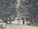 Миниатюра : Базар в парке. 1900 г.