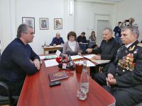 Глава Республики Крым провёл личный приём граждан в Новофёдоровке, 17 января 2016