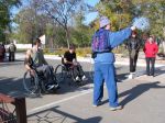 Миниатюра : Гонка на колясках 1000 м - Инструктаж перед стартом
