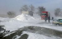 В Саках метет снег с пылью, 7 февраля 2012