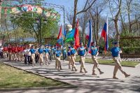Сакчане отметили 80-годовщину освобождения Крыма, 13 апреля 2024