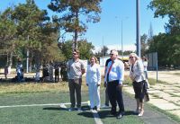 Саки посетила министр спорта Крыма